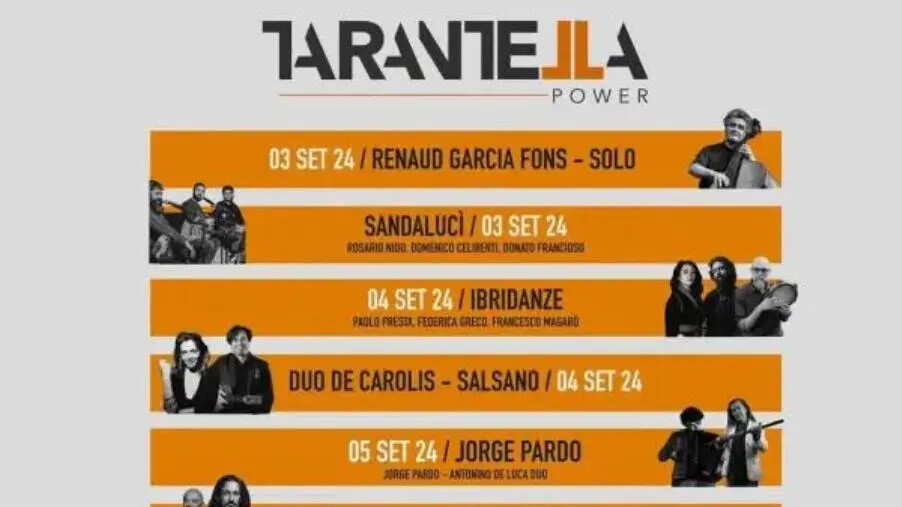 images Al via a Cetraro il “Tarantella Power", il festival che celebra la musica e la danza tradizionale del Sud Italia 