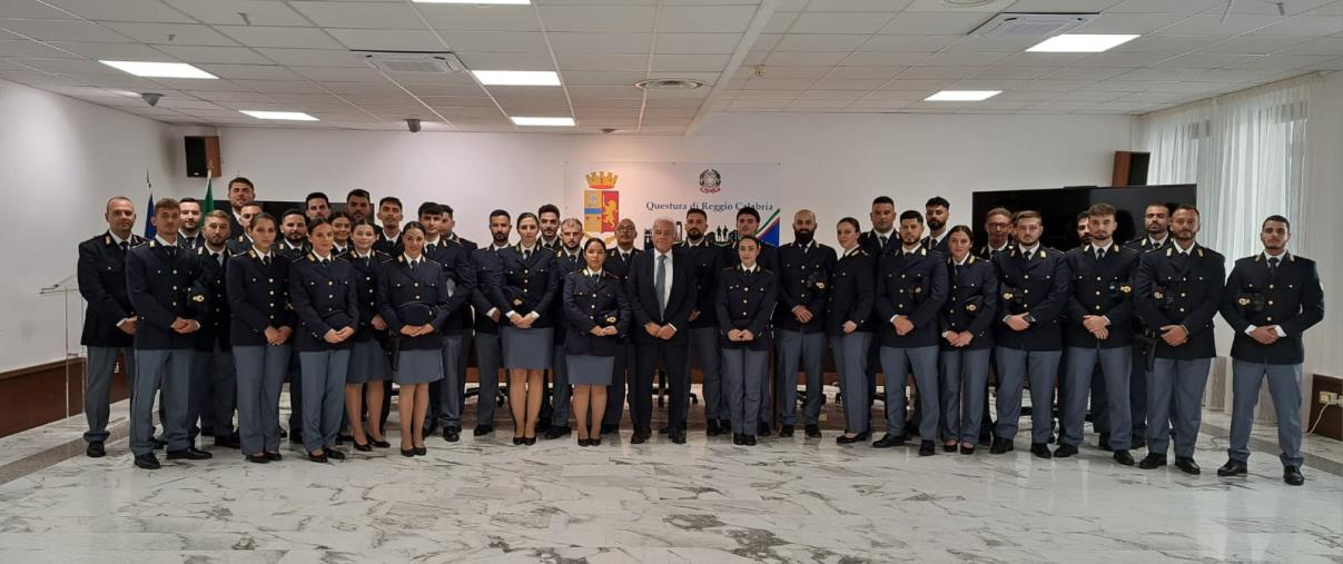 images Reggio, il questore incontra gli Agenti della Polizia di Stato neo assegnati