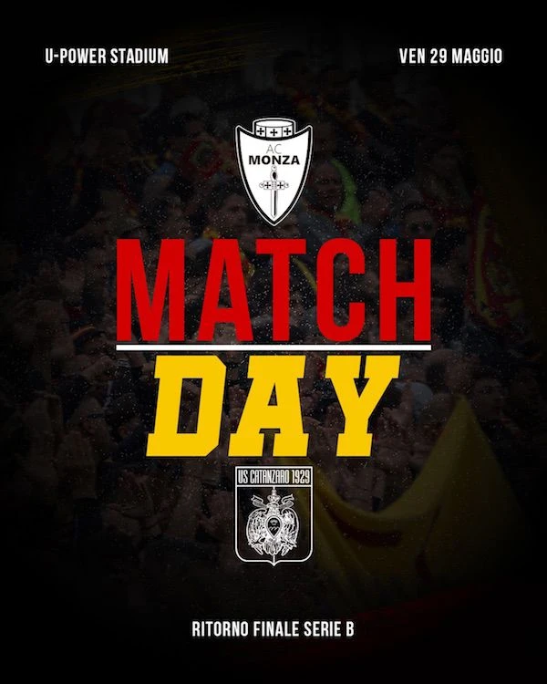 Serie BKT / PLAY-OFF, MONZA vs CATANZARO: 0-0 (AGGIORNAMENTI)