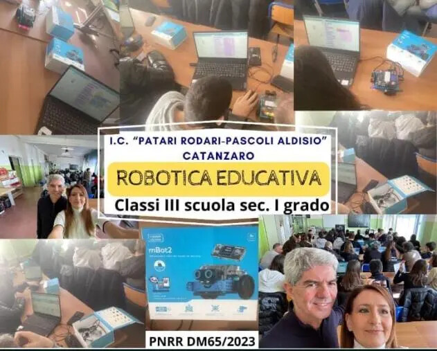 images Gli studenti dell’Ic “Rodari-Aldisio” di Catanzaro a lezione di robotica, un progetto per il futuro 