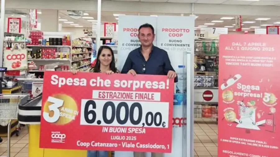 images Coop master Alleanza 3.0 concorso “spesa che sorpresa!”, consegnato a Catanzaro il premio finale di 6.000 euro 