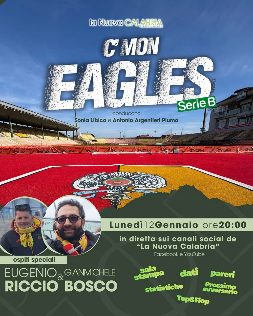 Focus post Frosinone-Catanzaro: ospiti in studio Bosco e Riccio