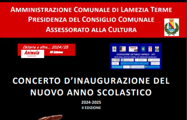 images Lamezia, tutto pronto per la II Edizione del “Concerto d’inaugurazione del nuovo anno scolastico” 