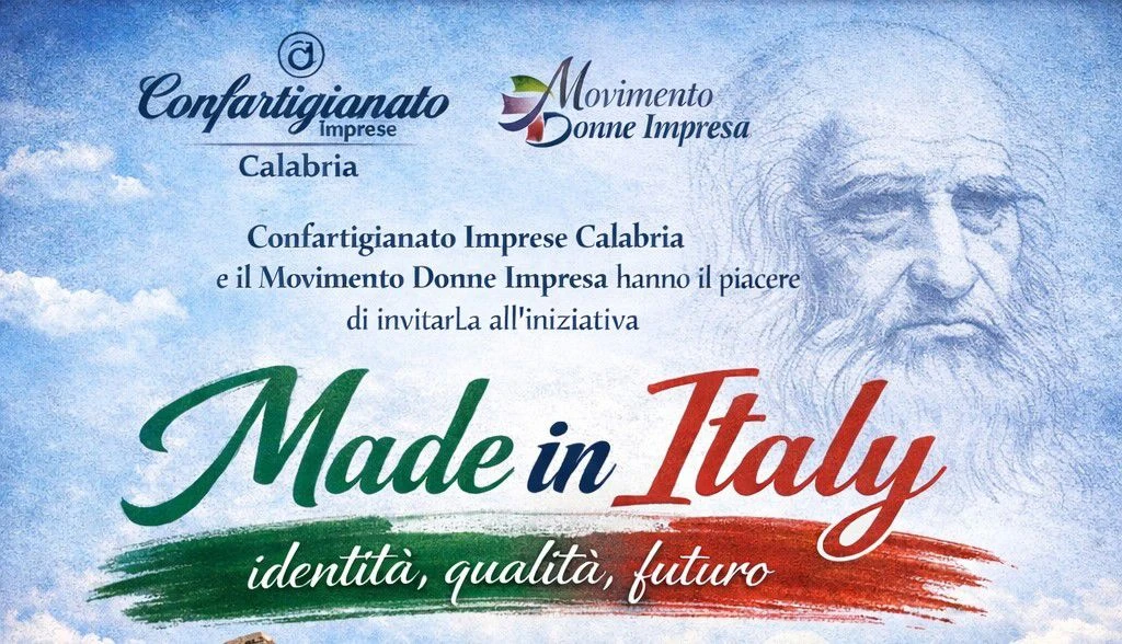 A Catanzaro “Made in Italy: identità, qualità, futuro”: l'evento di Confartigianato Calabria 