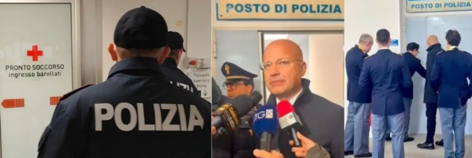 images La Polizia di Crotone nomina l'ispettore responsabile del posto fisso in ospedale