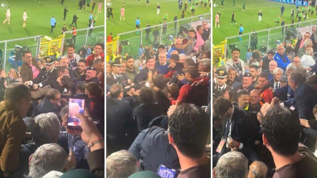images Rissa in tribuna nella semifinale playoff Palermo-Catanzaro: scattano 8 daspo, 4 a carico dei giallorossi  