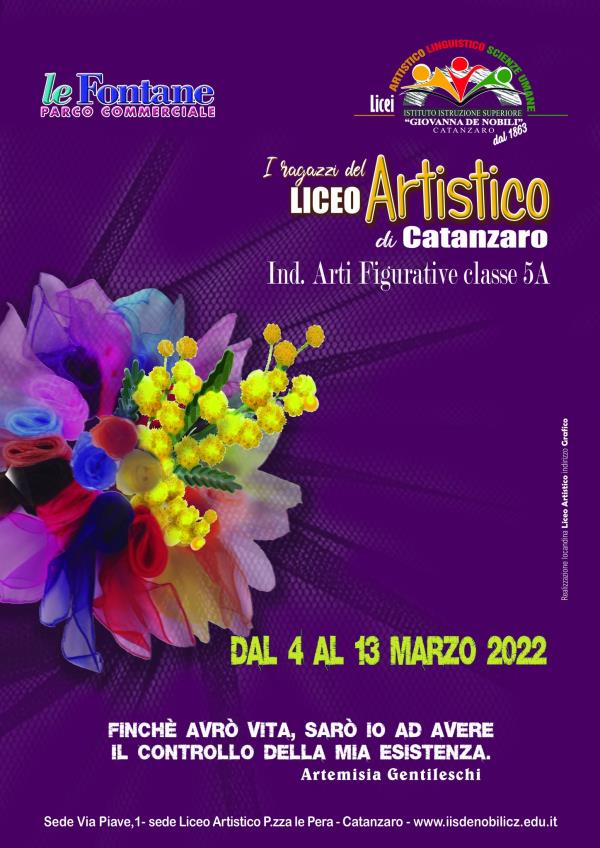 8 Marzo, il Parco commerciale "Le Fontane" e il Liceo artistico De Nobili di Catanzaro rendono omaggio alle donne con una mostra images 8 Marzo, il Parco commerciale "Le Fontane" e il Liceo artistico De Nobili di Catanzaro rendono omaggio alle donne con una mostra