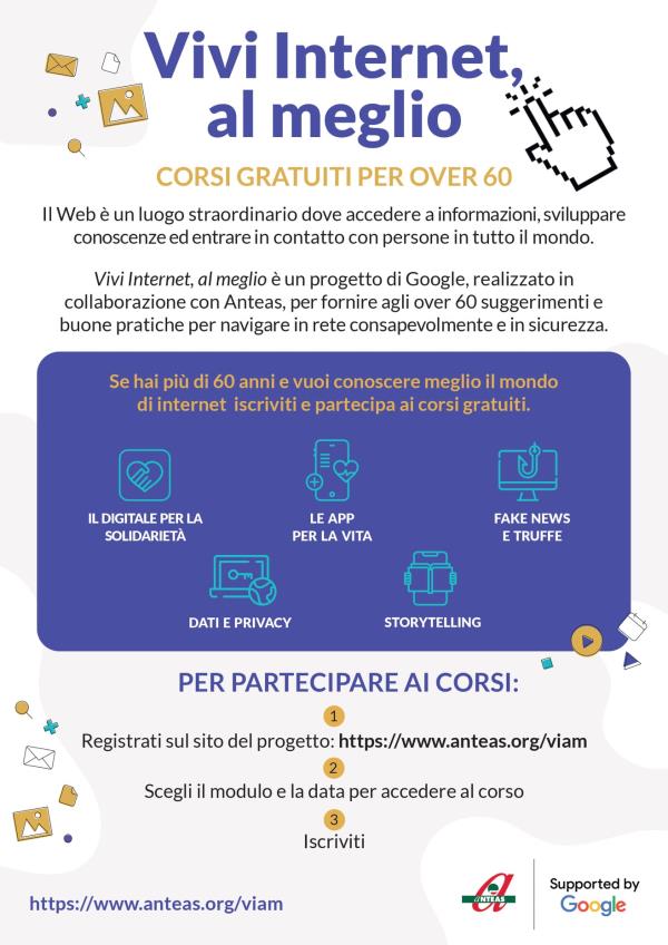 Anziani ed inclusività, entra nel vivo il progetto "Viam" di Anteas  images Anziani ed inclusività, entra nel vivo il progetto "Viam" di Anteas