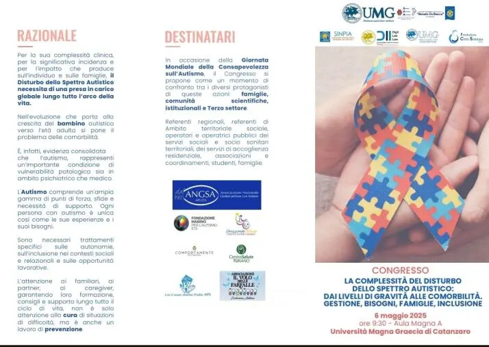 images Disturbi dello spettro autistico e inclusione, il convegno all'UMG di Catanzaro 