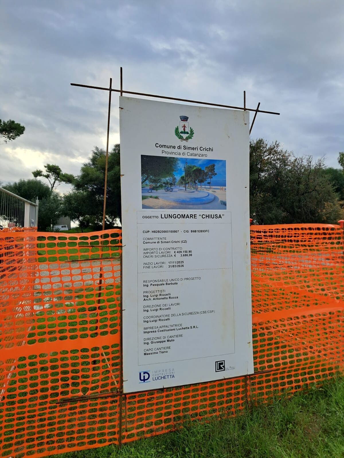 images Simeri Mare, iniziano i lavori sul lungomare 