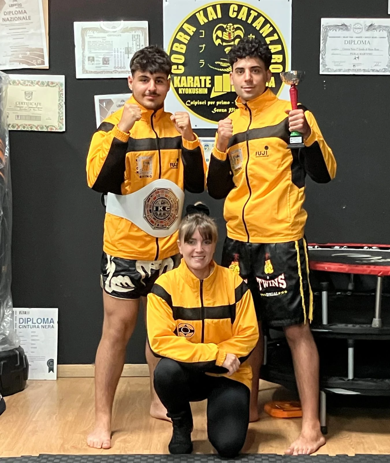Trionfo storico per la kickboxing calabrese: Cartaginese e Manotti sono Campioni Nazionali e Internazionali WKA-IKC