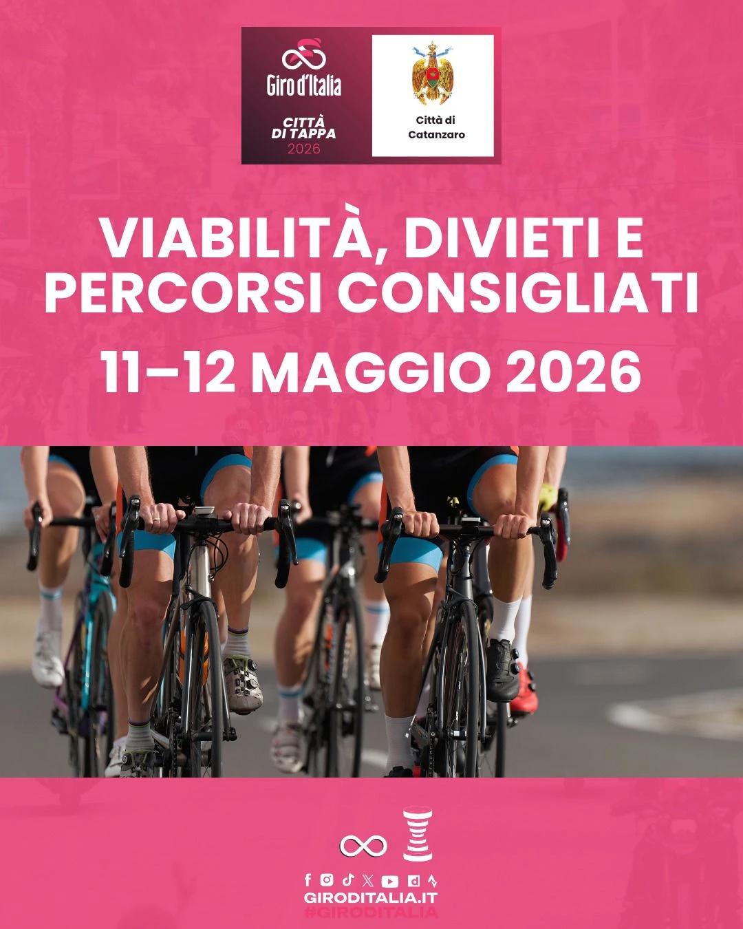 Giro d’Italia a Catanzaro: ecco tutte le informazioni su soste e transito
