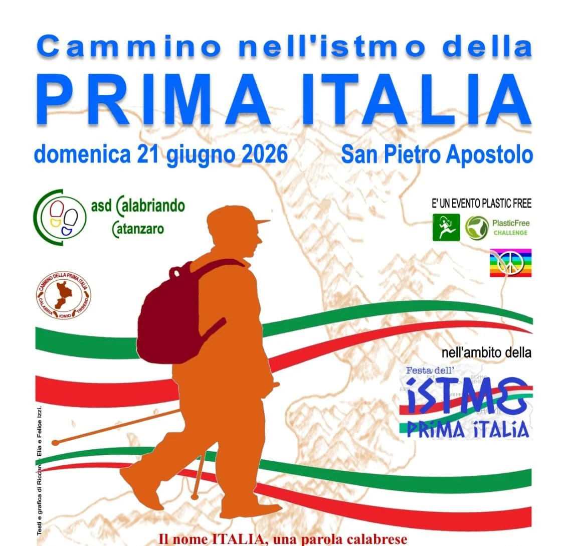 Domenica 21 giugno il Cammino nell’istmo della Prima Italia” da Tiriolo a San Pietro Apostolo