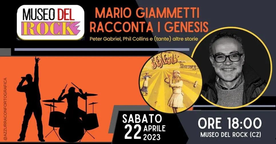 images Il più importante biografo dei Genesis sabato al Museo del Rock di Catanzaro