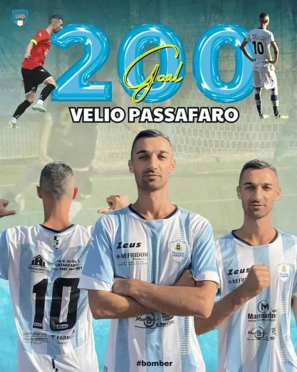 images Promozione: Velio Passafaro è Mister 200. Caraffa ok in trasferta 