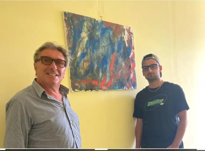 images Catanzaro, il Centro Promocultura 'ospita' la tela di Claudio Caroleo


