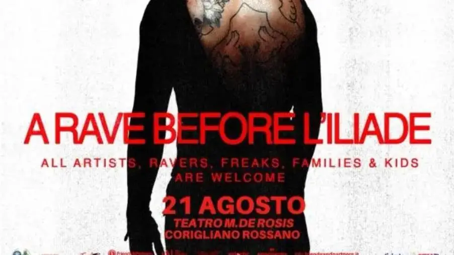 Tappa a  Corigliano Rossano del tour estivo "A Rave before l'Iliade" di Achille Lauro images Tappa a  Corigliano Rossano del tour estivo "A Rave before l'Iliade" di Achille Lauro