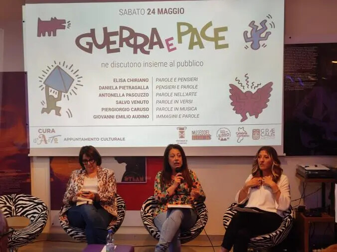 images Catanzaro, al Museo del Rock il 5° appuntamento con "Cura d'arte" a tema "Guerra e Pace"