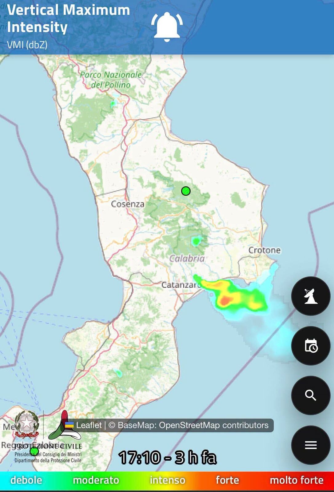 Radar meteo di Monte Pettinascura, attività ripresa da circa 84 ore images Radar meteo di Monte Pettinascura, attività ripresa da circa 84 ore