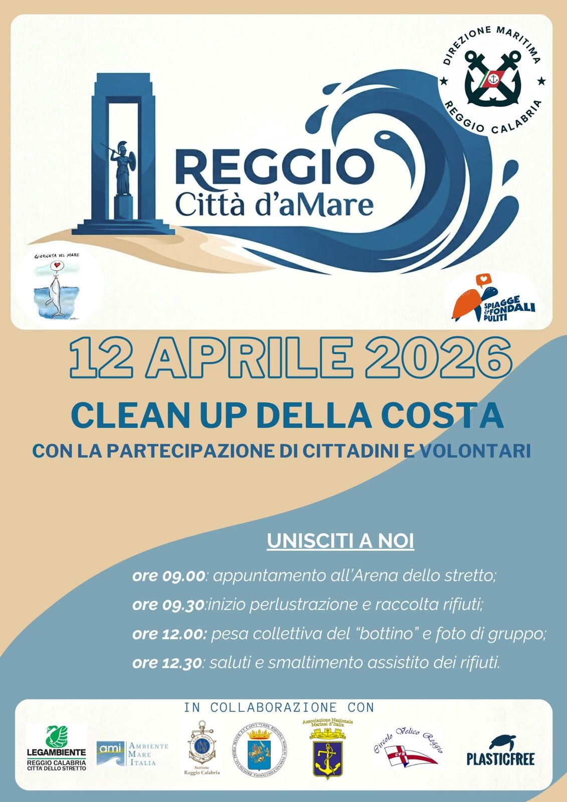 images "Reggio Città d'aMARE", il 12 aprile la Giornata del Mare e della Cultura Marinara 