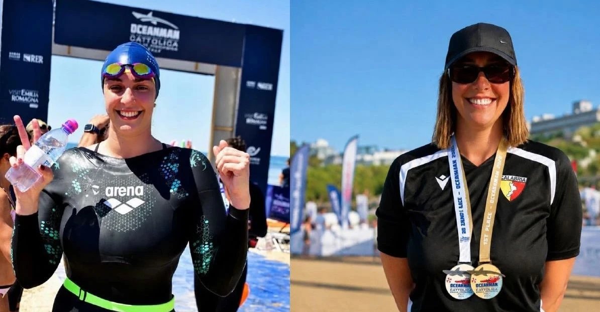 Calabria Swim Race alla Oceanman Cattolica 2026: oro per Cristina Bertucci 