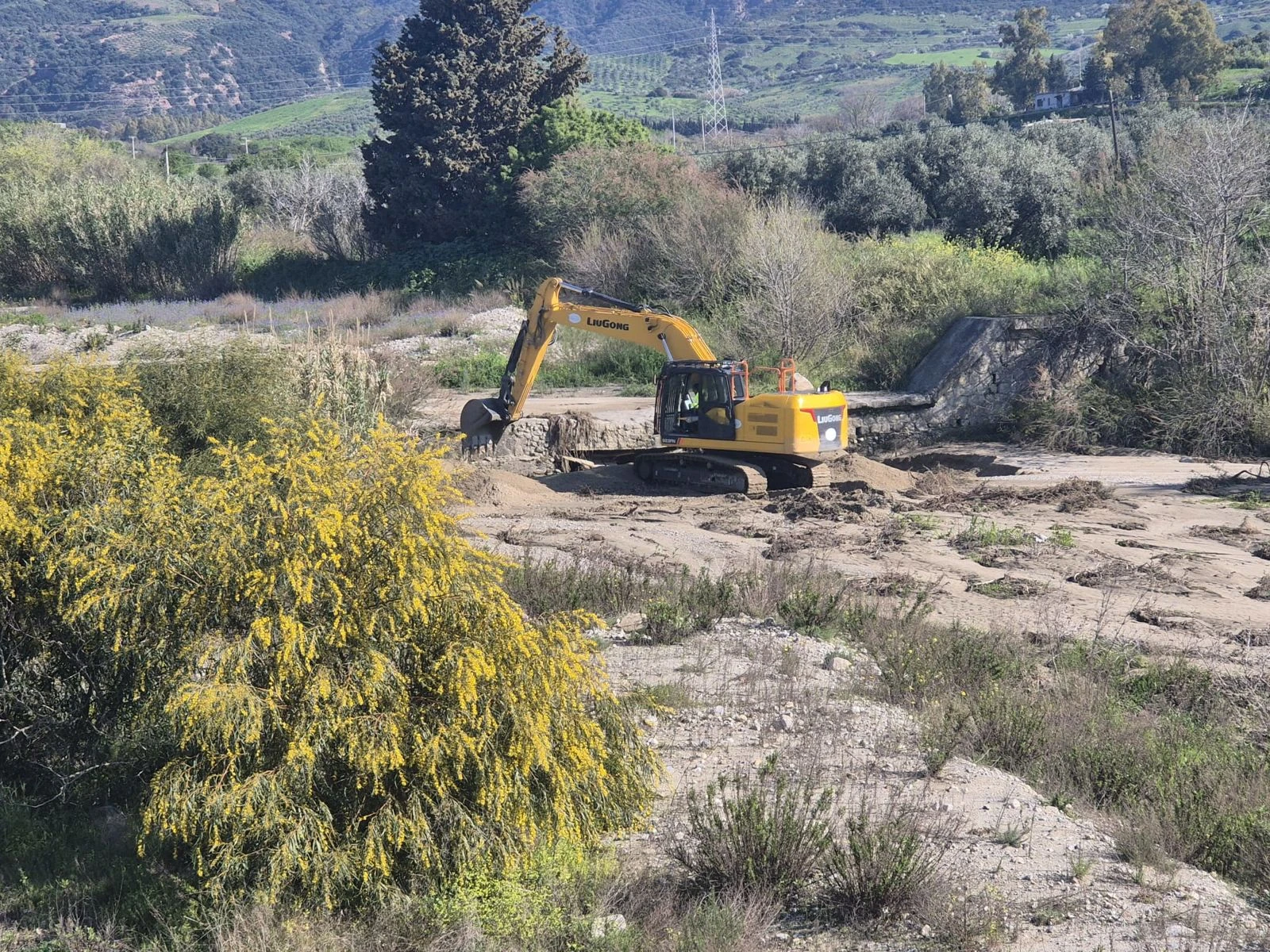 Intervento sugli argini del torrente Uria a Sellia Marina, il plauso dell’assessore Gallella 