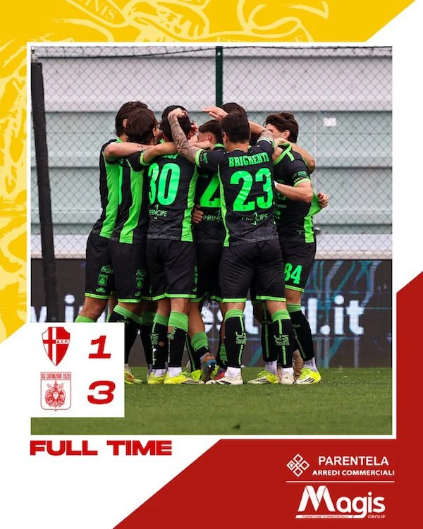 Serie BKT, PADOVA vs CATANZARO: 1-3. Le Aquile espugnano l'Euganeo dopo una prova esemplare