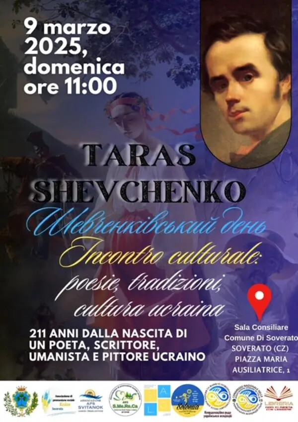 images Soverato celebra Taras Shevchenko: incontro culturale per il 211° anniversario della nascita del poeta ucraino