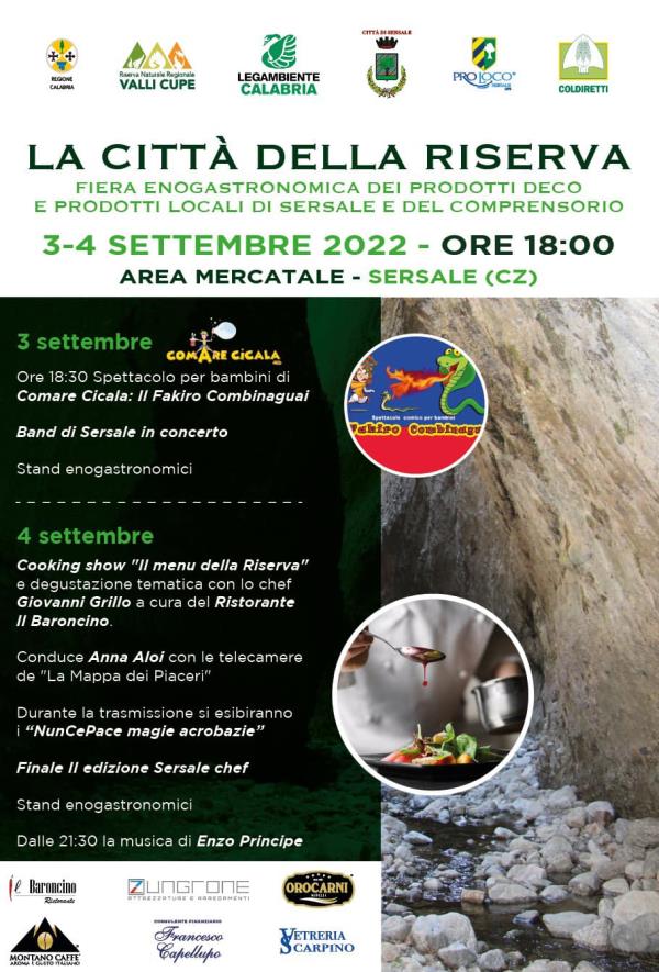 images Sersale, domani al via la seconda edizione della Città della Riserva