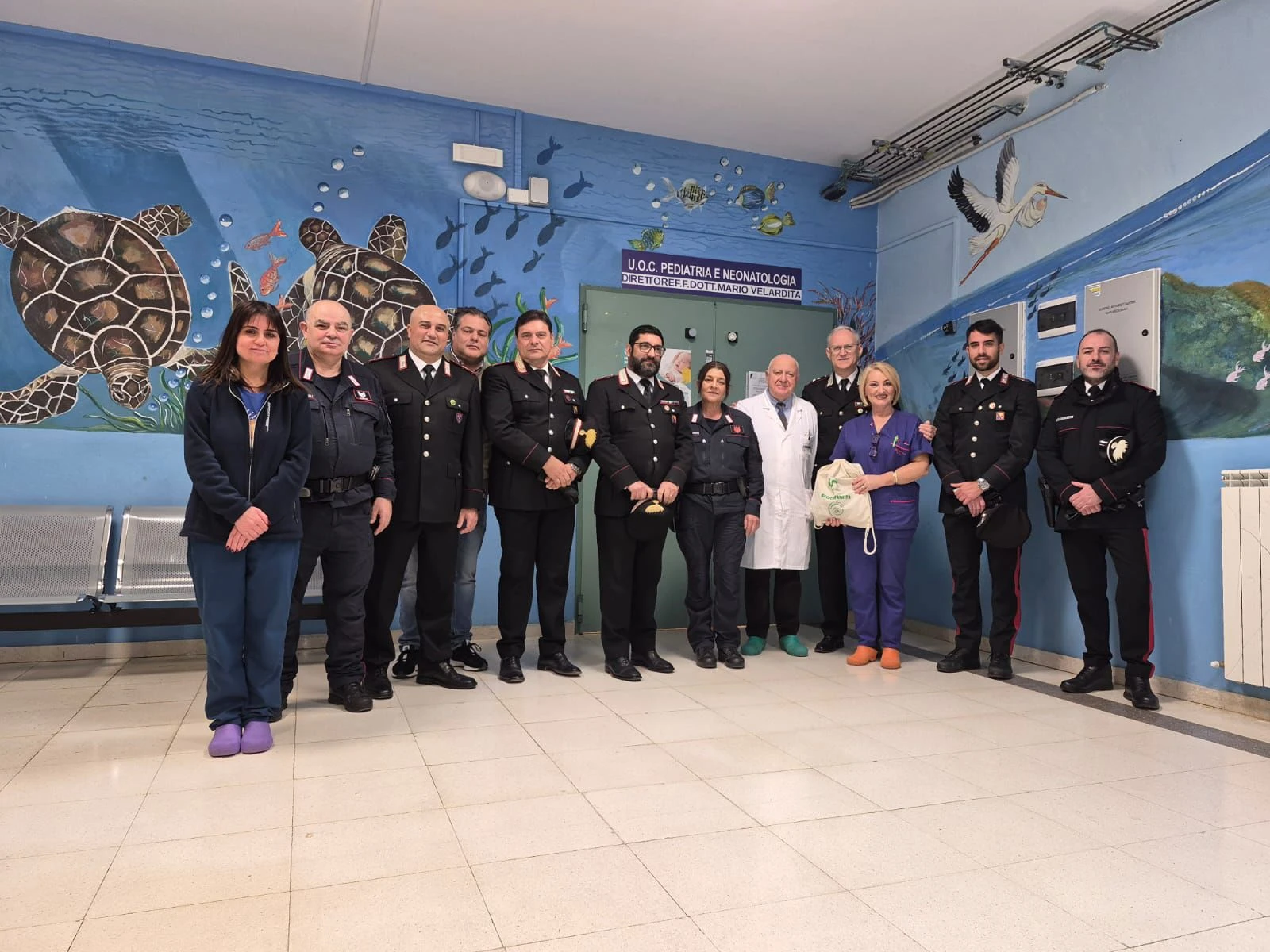 "La Befana della biodiversità": a Reggio speranza e natura negli ospedali pediatrici con i Carabinieri Forestali 