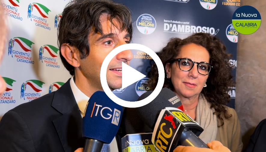 images Elezioni, Donzelli (FdI) a Catanzaro: "Ci auguriamo di essere noi la guida dell'Europa"