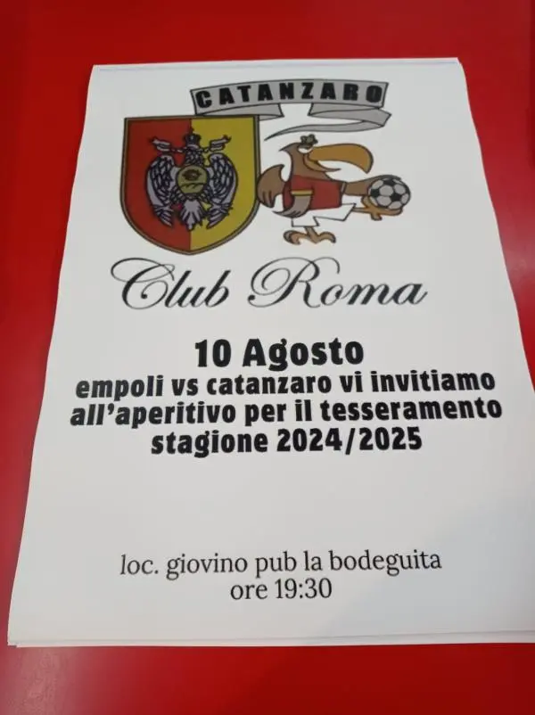 Serata giallorossa a Giovino del Club Roma per rilanciare l'attività dei tifosissimi residenti nella Capitale images Serata giallorossa a Giovino del Club Roma per rilanciare l'attività dei tifosissimi residenti nella Capitale