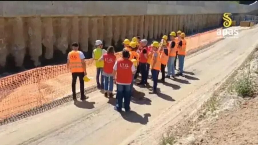 images Trasversale delle Serre, gli studenti del "Rambaldi-De Fazio" di Lamezia in visita al cantiere