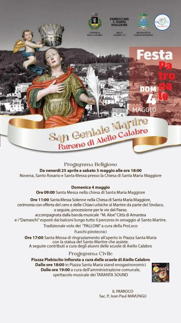 Aiello Calabro si prepara a celebrare il santo patrono images Aiello Calabro si prepara a celebrare il santo patrono