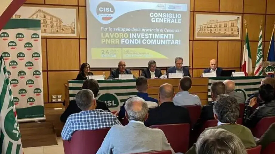 Si riunisce a Cosenza il Consiglio Generale della CISL: lavoro, PNRR e politiche di coesione images Si riunisce a Cosenza il Consiglio Generale della CISL: lavoro, PNRR e politiche di coesione