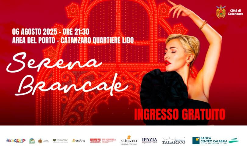 images Serena Brancale mercoledì 6 agosto nell’area del porto: concerto gratuito