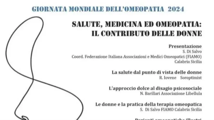 images Giornata Mondiale dell’Omeopatia, appuntamento anche a Lamezia al Chiostro del Caffè Letterario