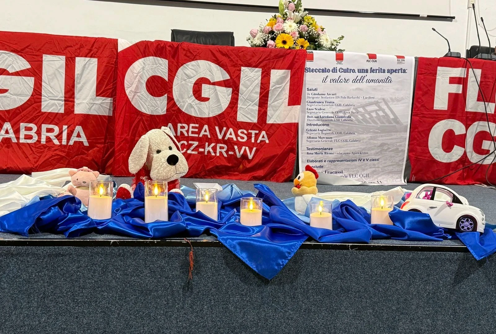 Naufragio Steccato di Cutro, la Cgil ricorda le vittime a Crotone 