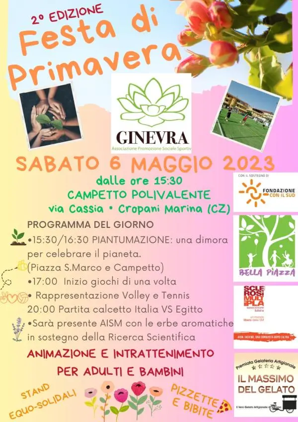 images Cropani, al via il secondo appuntamento con la festa di primavera promossa dall'associazione Ginevra