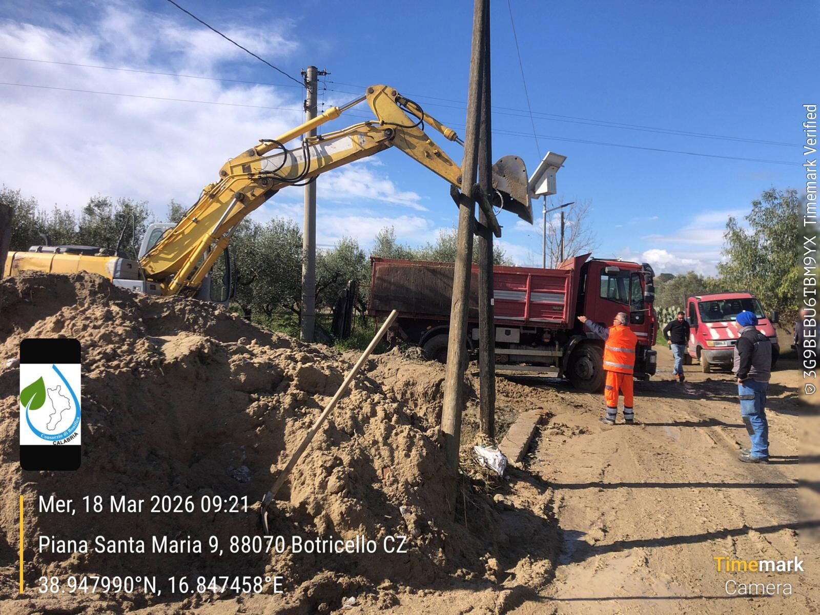 images Botricello, avviato un programma di lavori per la sicurezza di Contrada Santa Maria
