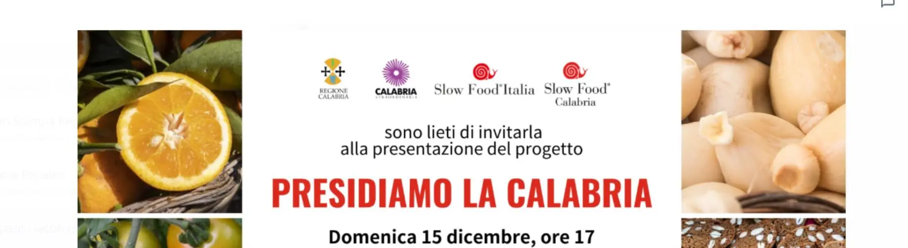 images Regione e Slow Food  presenteranno a Saracena il progetto “Presidiamo la Calabria”