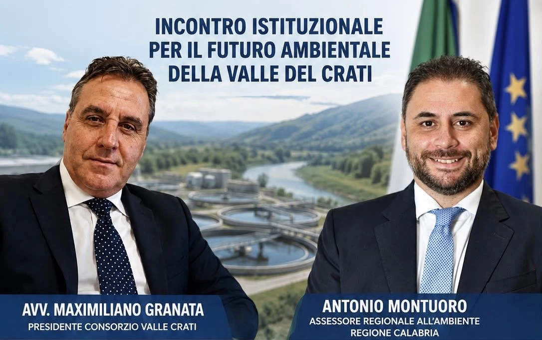 Depurazione nella Valle del Crati, confronto tra Granata e Montuoro: “Servono interventi concreti”