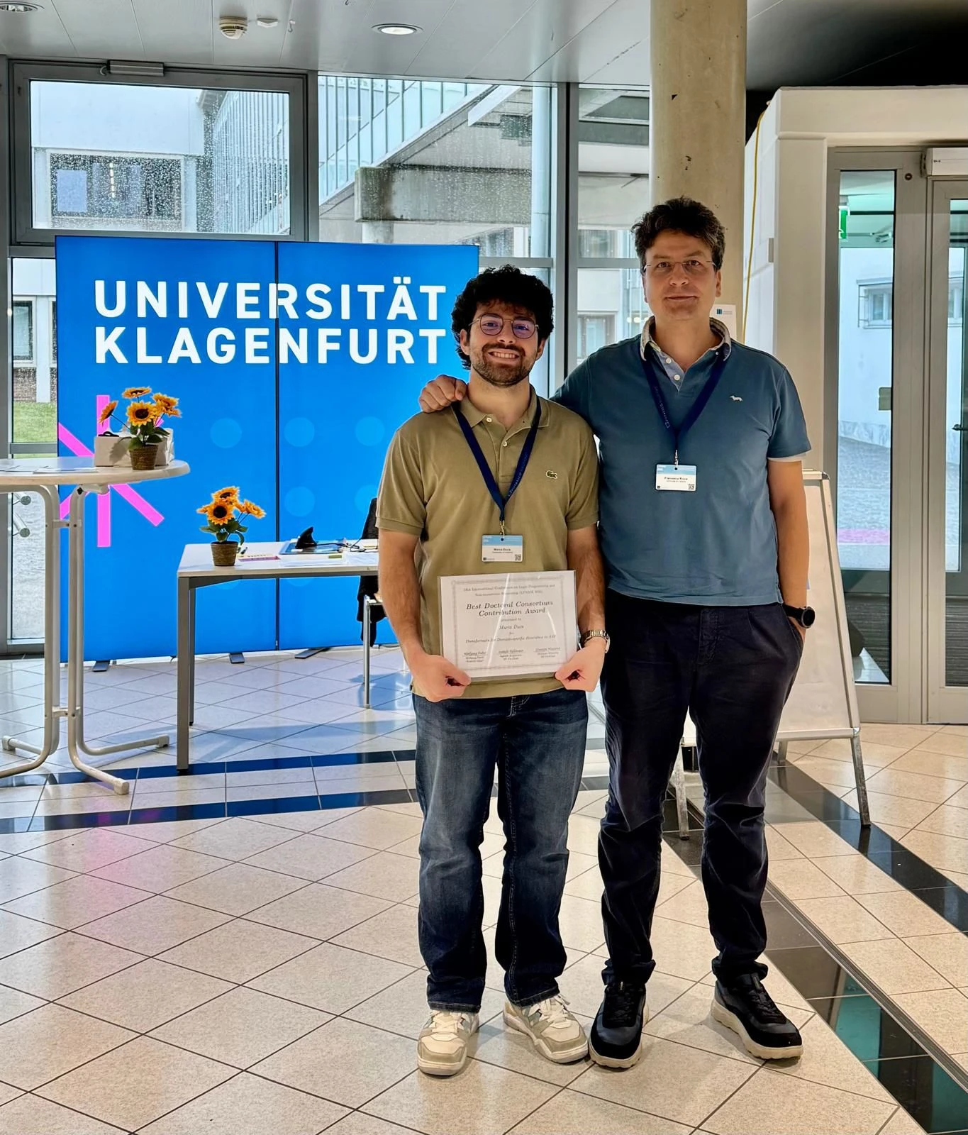 Nuovo riconoscimento internazionale in Austria per la Scuola di Intelligenza Artificiale dell’UniCal