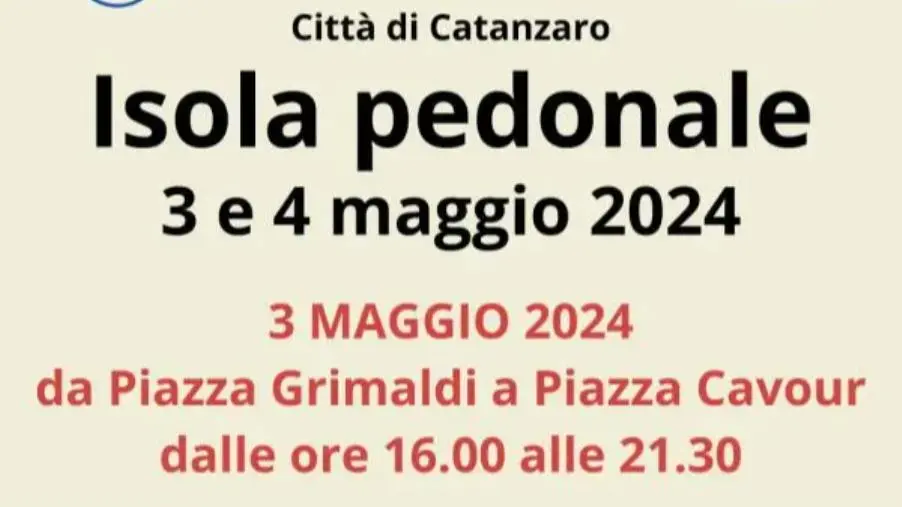 images Catanzaro, il 4 maggio ritorna l'Isola pedonale su Corso Mazzini: tutte le indicazioni  