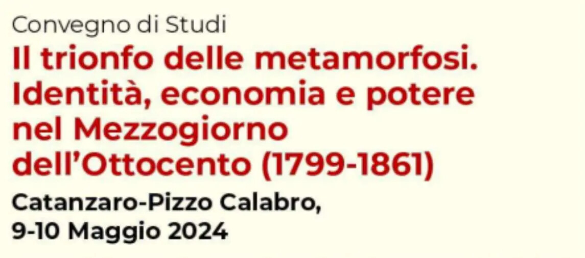 images "Economia e potere nel Mezzogiorno dell'800": se ne parla all’Università Magna Graecia di Catanzaro