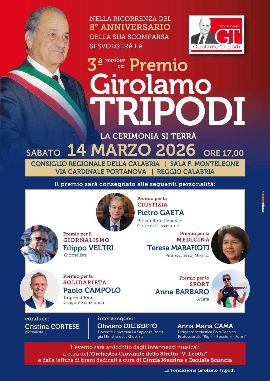 images Reggio Calabria celebra la terza edizione del Premio Girolamo Tripodi