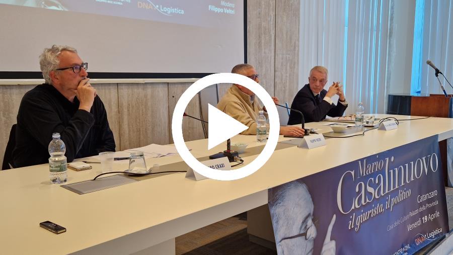 images Il tributo commosso di Catanzaro a Mario Casalinuovo, giurista, politico e uomo di valore