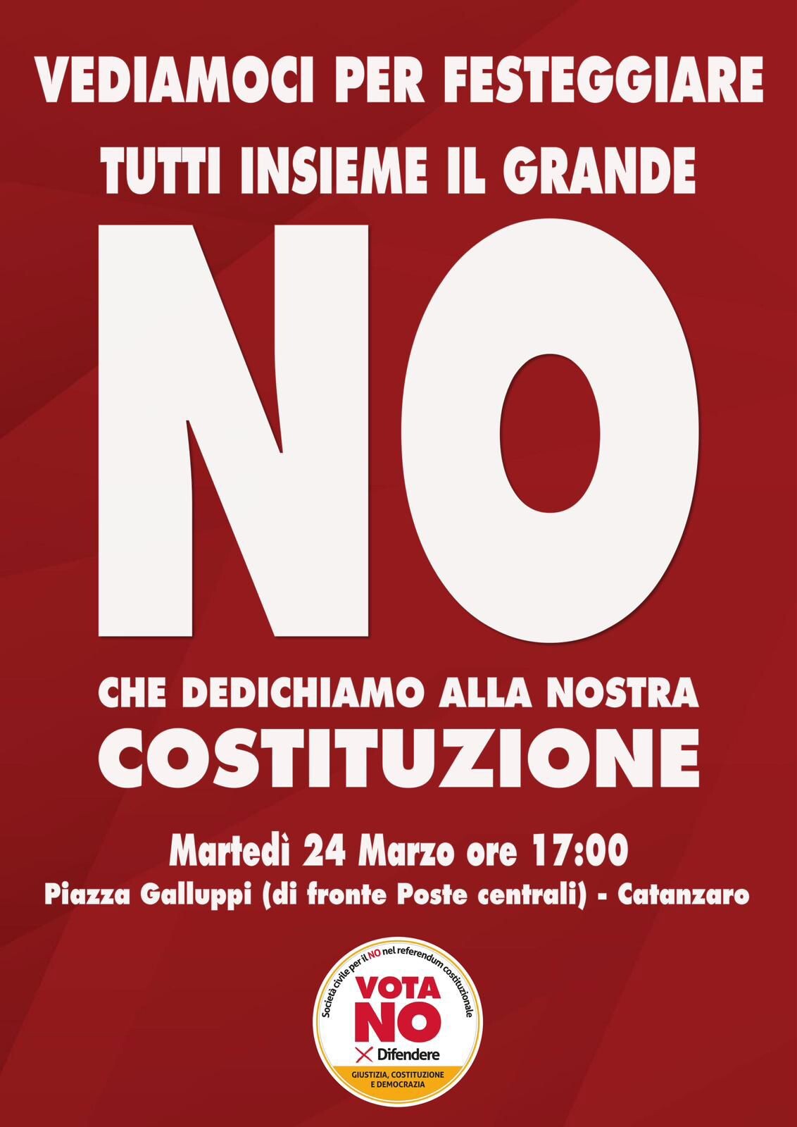 images Referendum, il Comitato per il NO Catanzaro festeggia la vittoria