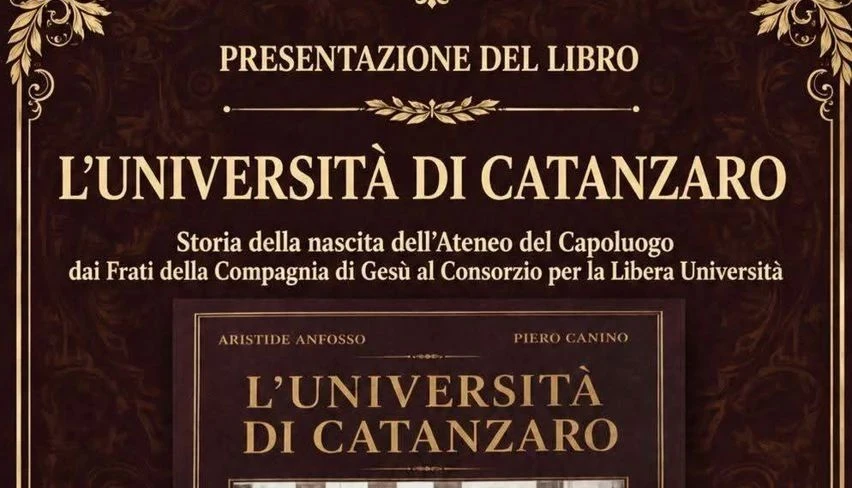 Catanzaro, lunedì la presentazione del libro “L’Università di Catanzaro” di Anfosso e Canino