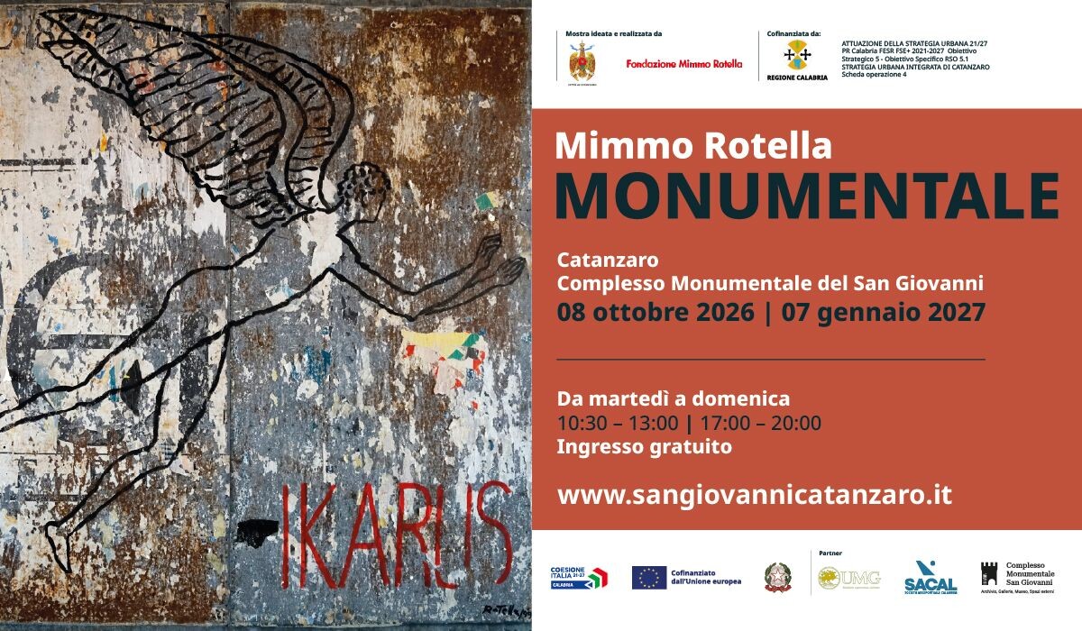 images A 20 anni dalla scomparsa, Catanzaro ricorda con una mostra la figura e l'opera del maestro Mimmo Rotella